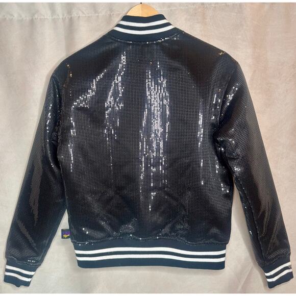 Mitchell & Ness LSU Tigers Sequin Varsity Jacket Small NWT - Picture 2 of 8